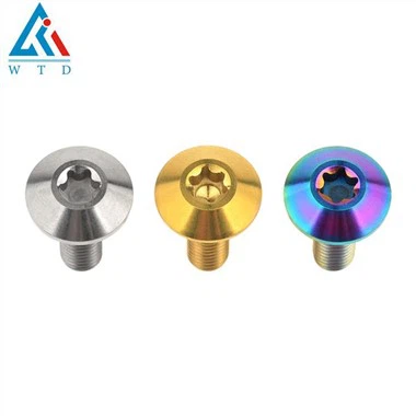 Titanové šrouby s knoflíkovou hlavou